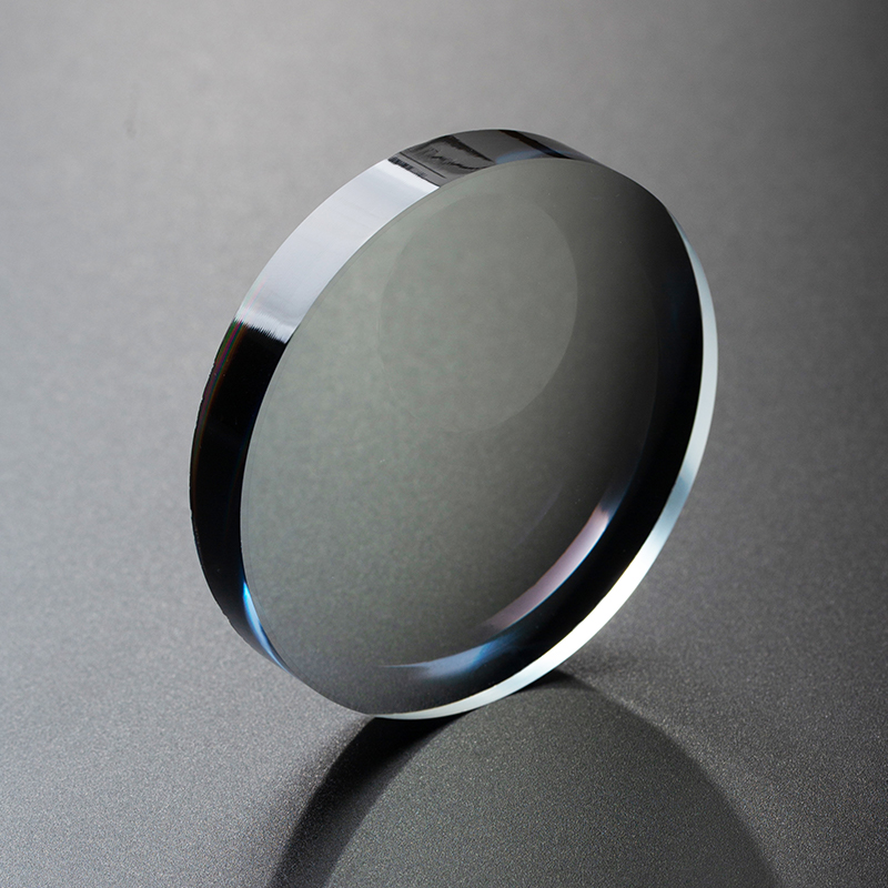 SF 1.56,1.591PC Foto Gris،Marrón Parte Superior Redonda،Parte Superior Plana،Bifocal Invisible UC,HC,HMC,SHMC